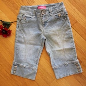 Denim Capris NWOT Girls Sz 12